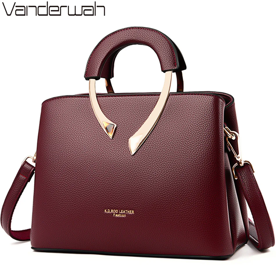 Luxury High Quality Bags - 정품 VANDERWAH 고품질 Pu 가죽 캐주얼