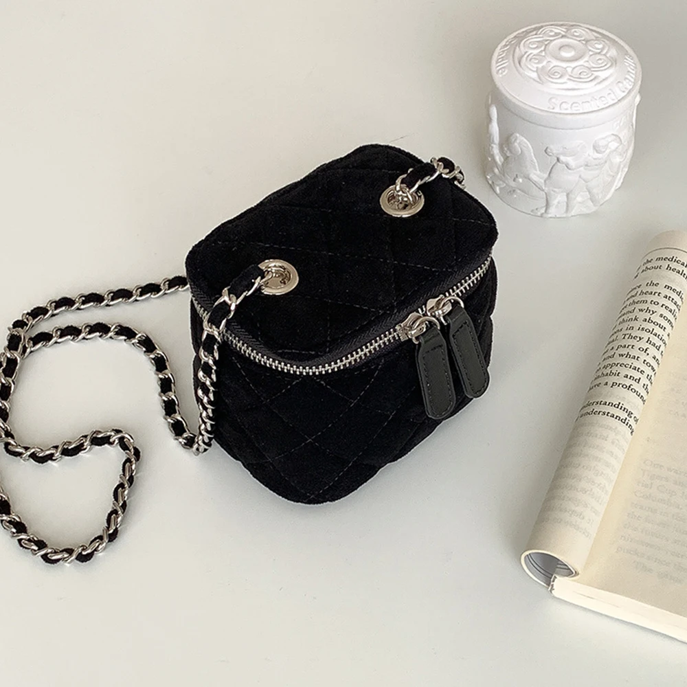 Luxury Bags Sling - 여성용 미니 스웨이드 숄더백, 럭셔리 핸드백,