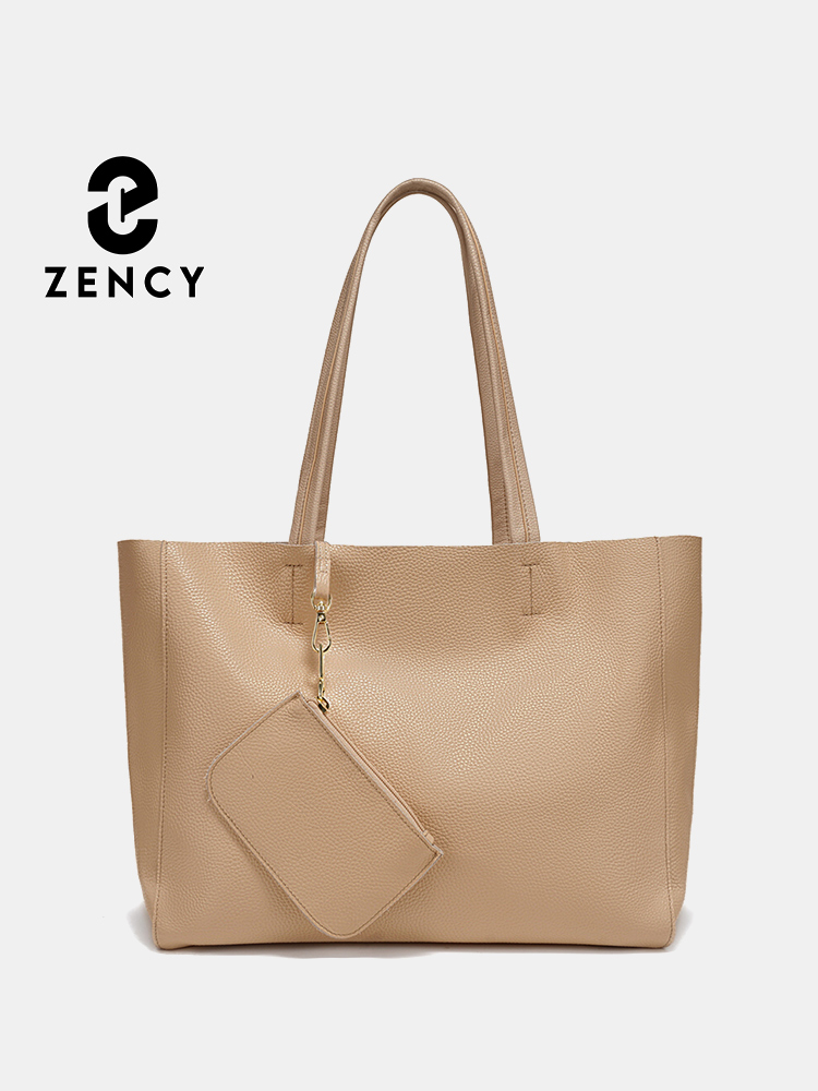 Luxury Bags Made - Zency 정품 가죽 대형 토트 백