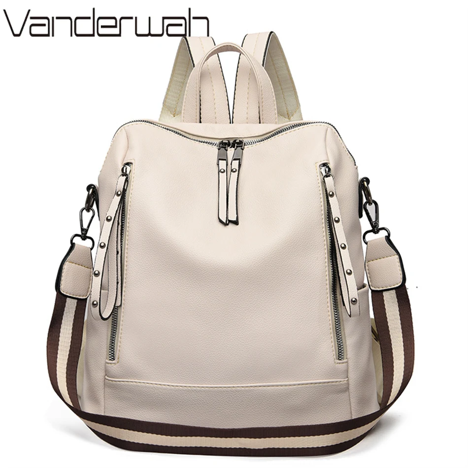 Luxury High Quality Bags - 브랜드 럭셔리 배낭 부드러운 가죽 방수
