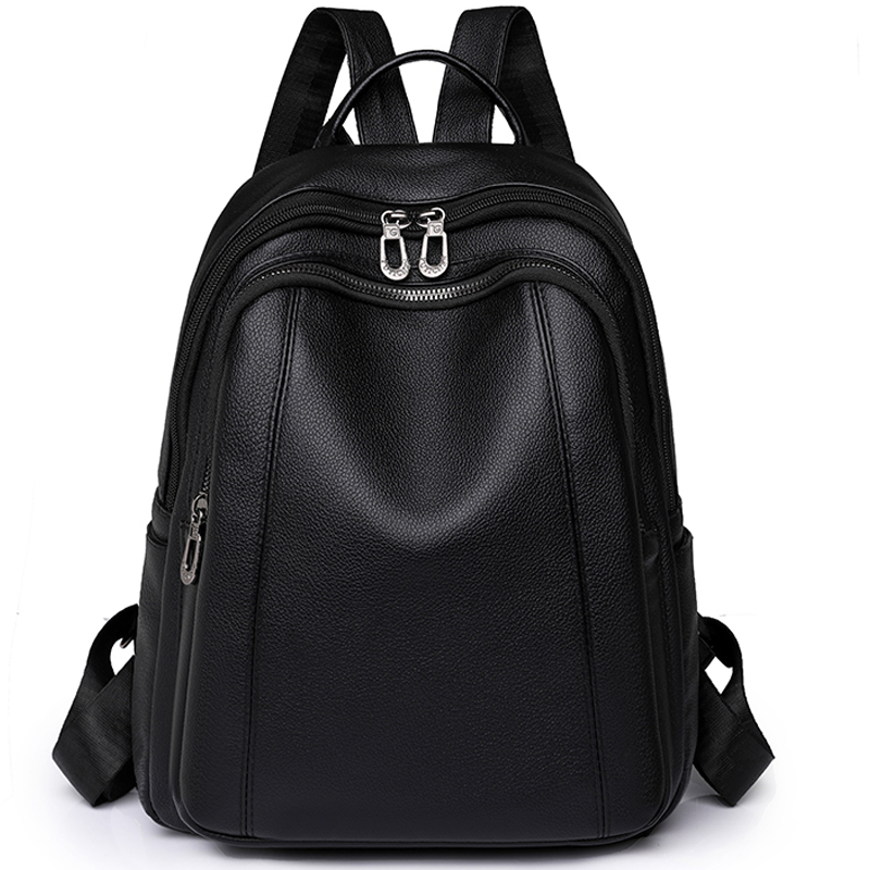 Luxury High Quality Bags - 고품질 가죽 배낭 여성 대용량 배낭