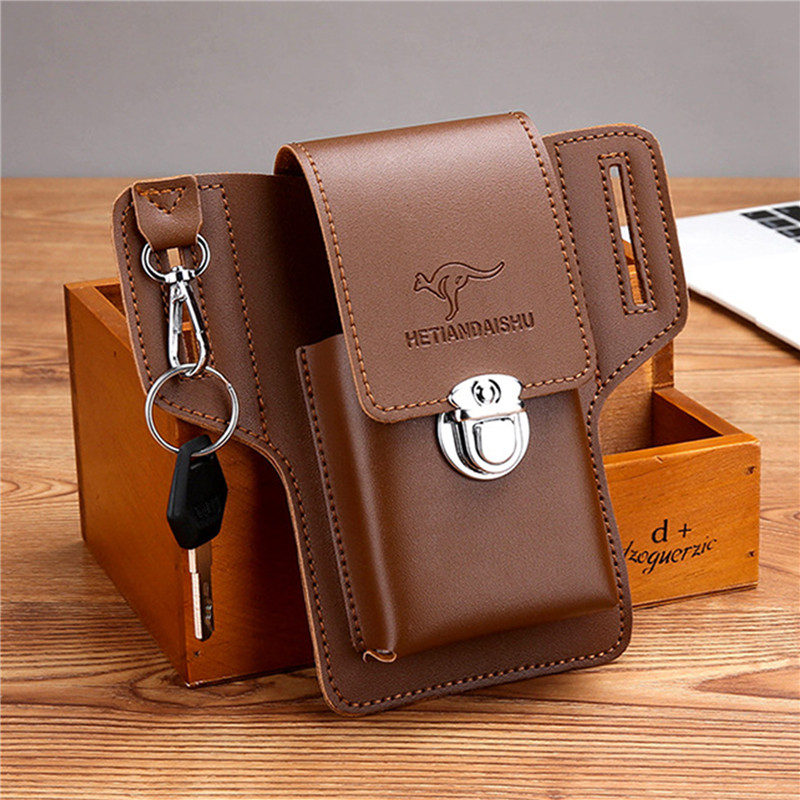Luxury High Quality Bags - 남성용 폰 벨트 가방, 휴대폰 루프