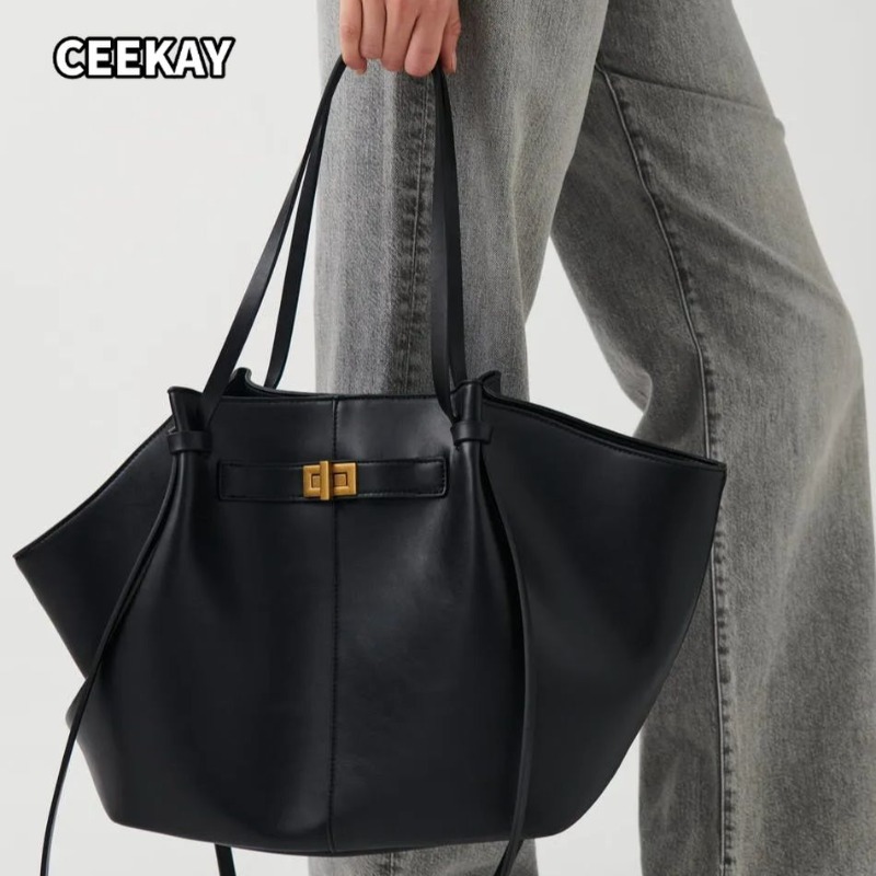Luxury High Quality Bags - 패션 대용량 사다리꼴 여성 숄더백 디자이너