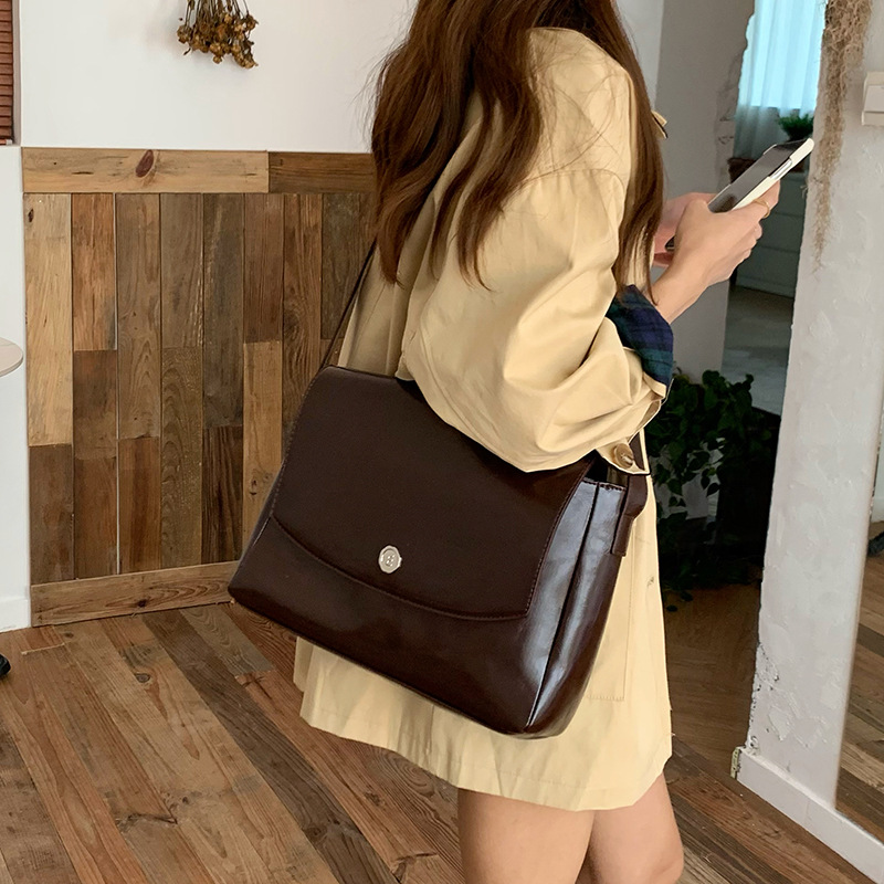Luxury High Quality Bags - CGCBAG 여성용 빈티지 레이지 용량 메신저백,