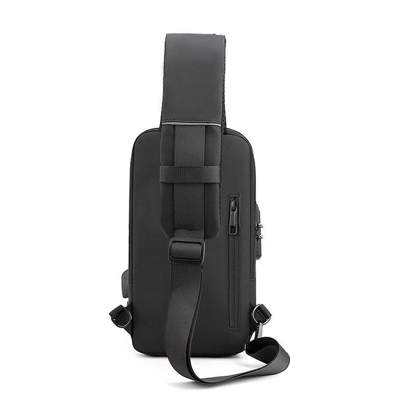 남성용 새로운 체스트 백 크로스바디 백 방수 USB 숄 - Luxury Bags Sling 리뷰 및 가격
