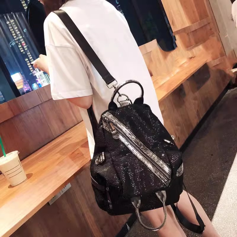 여성용 나일론 스팽글 백팩, 하이 퀄리티 숙녀 크로스바 - Luxury High Quality Bags 리뷰 및 가격