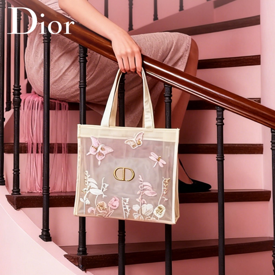 크리스찬 디올 디올의 가방 럭셔리 디자이너 반투명 메쉬 - Luxury Bags Brands 리뷰 및 가격