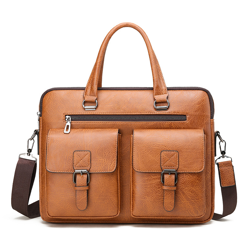 럭셔리 브랜드 남자 비즈니스 서류 가방 PU 가죽 메신 - Luxury Bags Laptop 리뷰 및 가격