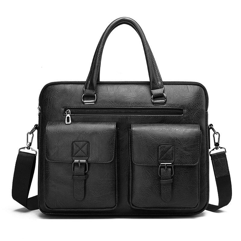 럭셔리 브랜드 남자 비즈니스 서류 가방 PU 가죽 메신 - Luxury Bags Laptop 리뷰 및 가격