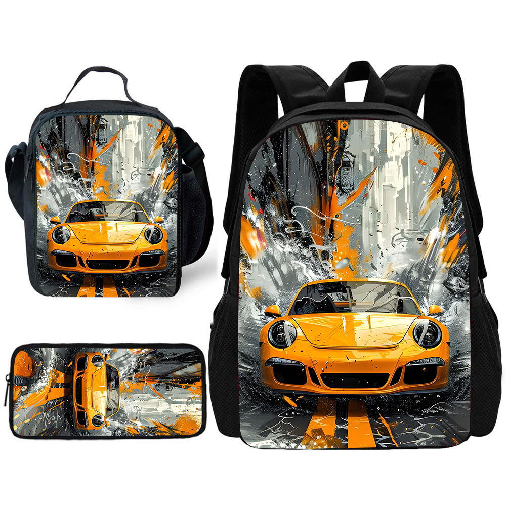 어린이 학교 패션 럭셔리 스포츠카 배낭 점심 가방, 연 - Luxury High Quality Bags 리뷰 및 가격