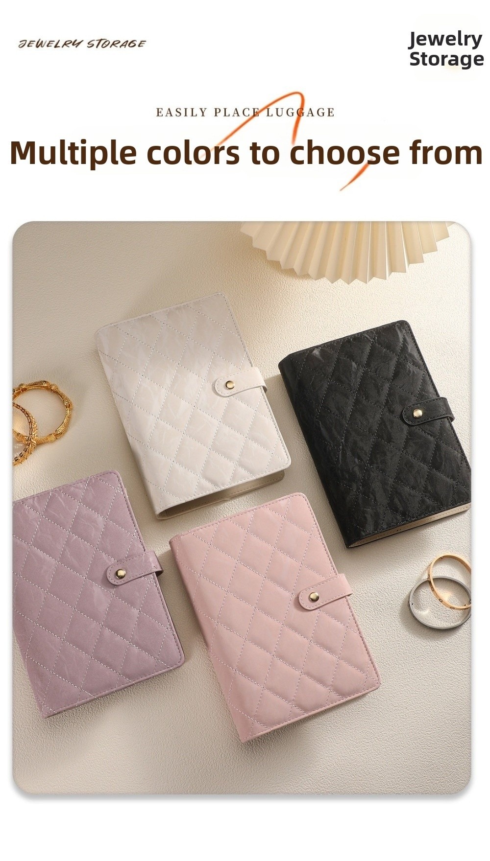 투명 쥬얼리 보관북 벨벳 지퍼 바인더 보관북 고급 PU - Luxury Bags List 리뷰 및 가격