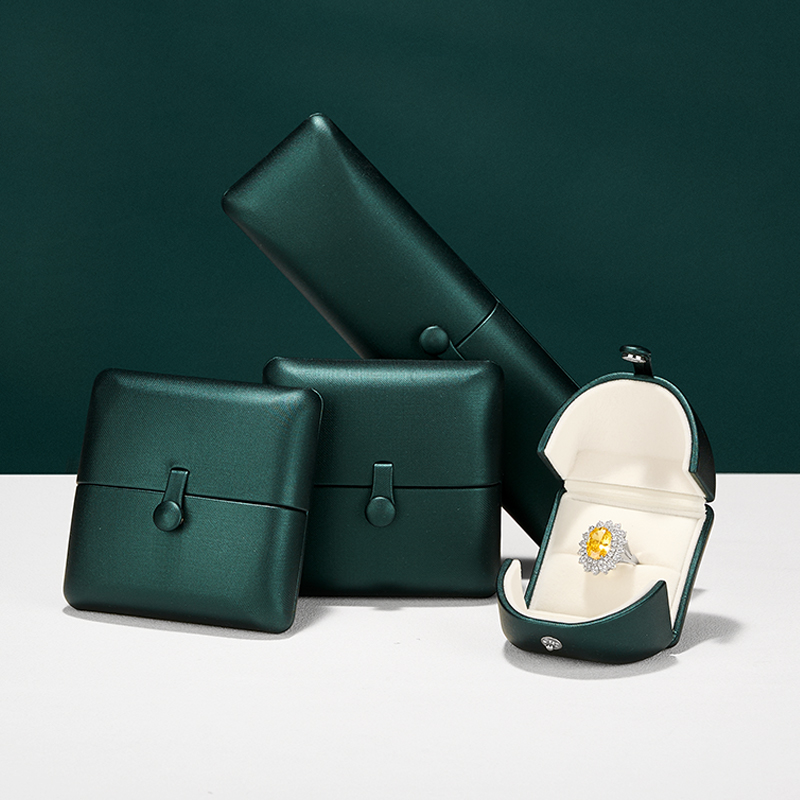 고급스러운 짙은 녹색 반지 상자, 프리미엄 레자렛 소재 - Luxury Bags List 리뷰 및 가격