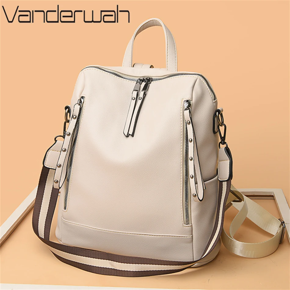 브랜드 럭셔리 배낭 부드러운 가죽 방수 배낭, 프레피  - Luxury High Quality Bags 리뷰 및 가격