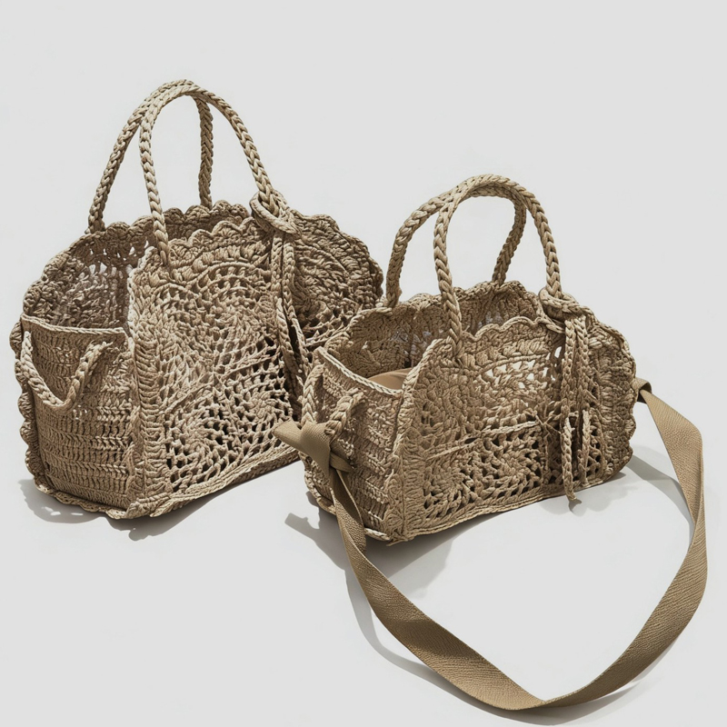 보헤미안 스타일 리틀 투리스모 비치 여성용 중공 토트  - Luxury Bags Made 리뷰 및 가격