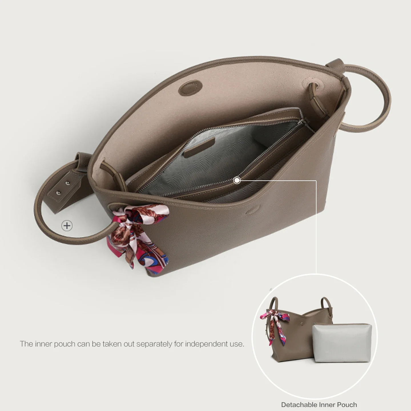 라이트 럭셔리 고급 여성용 토트백 PU 가죽 솔리드 컬 - Luxury Bags In China 리뷰 및 가격