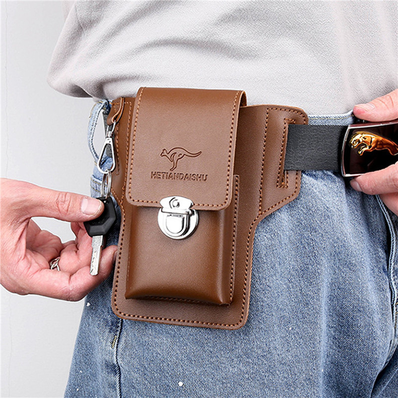 남성용 폰 벨트 가방, 휴대폰 루프 홀스터, 폰 파우치 - Luxury High Quality Bags 리뷰 및 가격