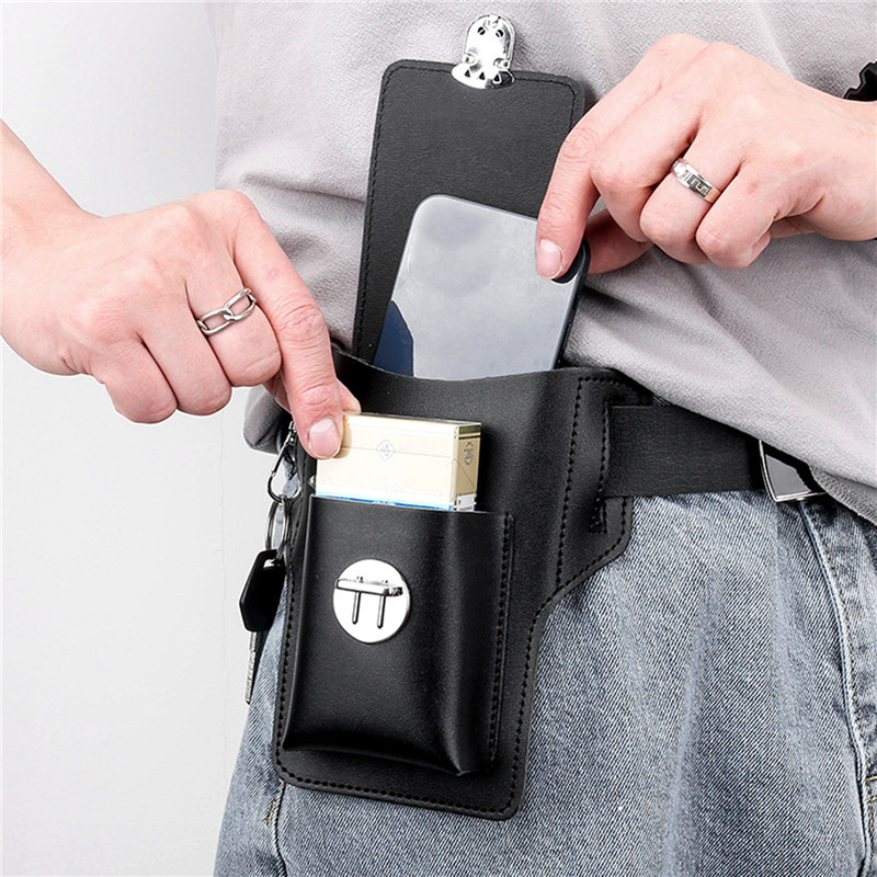 남성용 폰 벨트 가방, 휴대폰 루프 홀스터, 폰 파우치 - Luxury High Quality Bags 리뷰 및 가격