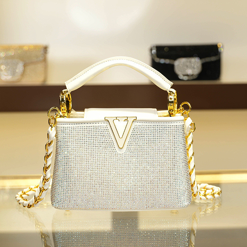 2025 럭셔리 다이아몬드 대용량 여성 핸드백 탑 디자 - Luxury Bags Lv 리뷰 및 가격