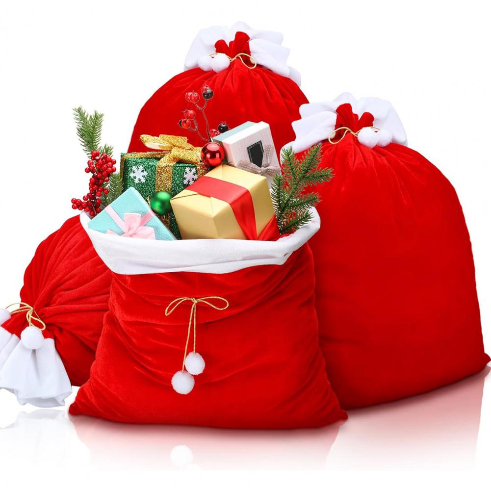 다용도 휴일 장식품 고급 벨벳 산타 선물 가방, 축제  - Luxury Xmas Bags 리뷰 및 가격