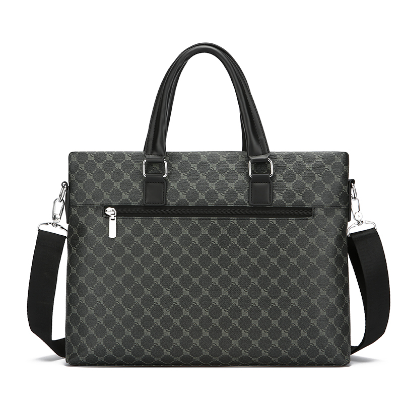 남성용 프린트 PU 가죽 비즈니스 서류 가방 핸드백 노 - Luxury Bags Laptop 리뷰 및 가격