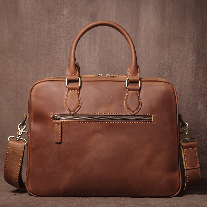 GURO 남자 크레이지 호스 소 가죽 서류 가방 럭셔리 - Luxury Bags Laptop 리뷰 및 가격